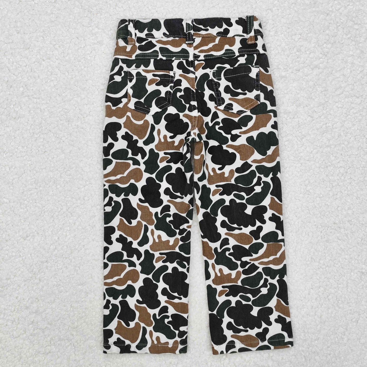 P0594 camo demin pants boys jeans