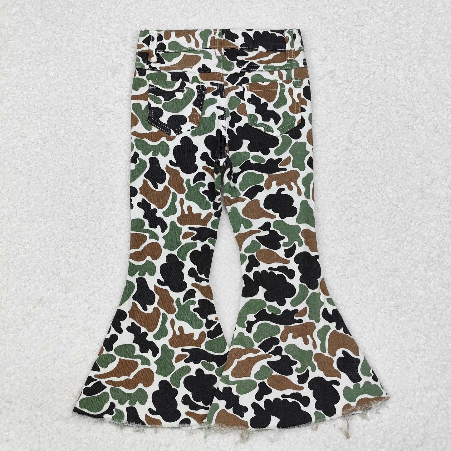 USA SHOP P0582 camo style old school camo girls denim pants jeans