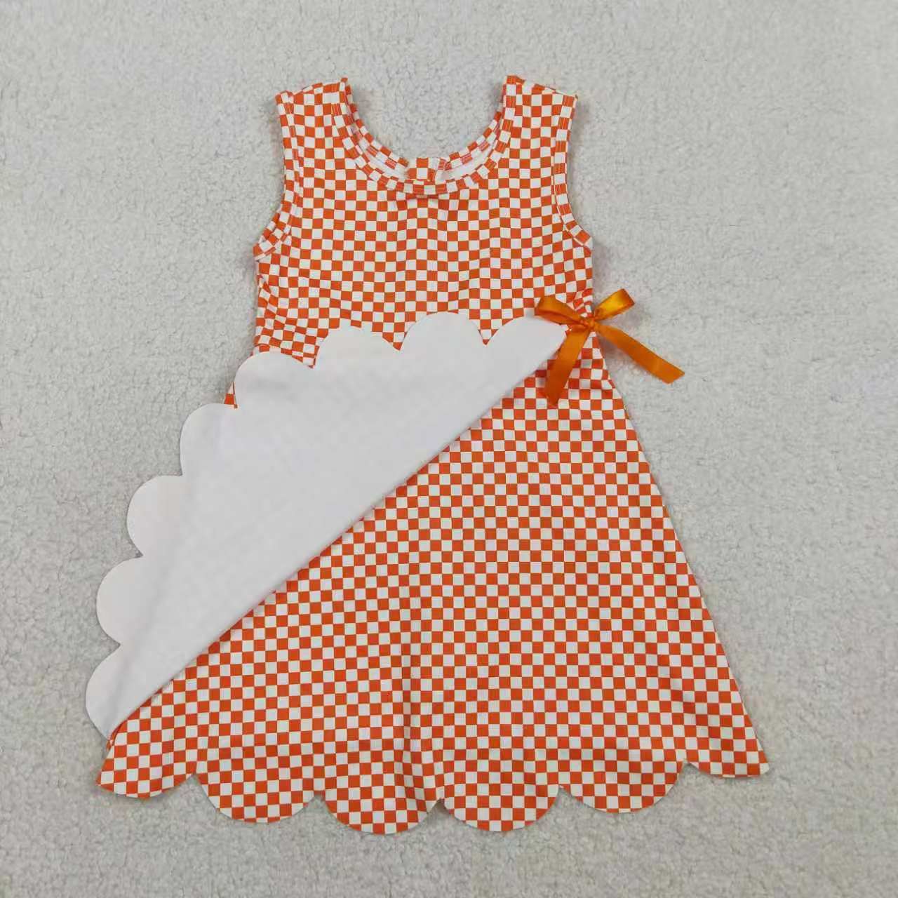 Yoga Checkered Skorts Girls Dress Sibling Clothes