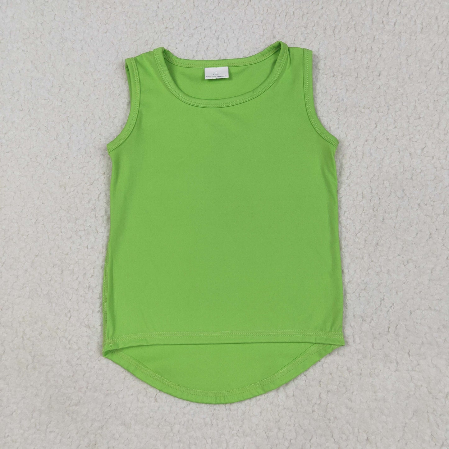 yoga GT0985 green sleevless girls top
