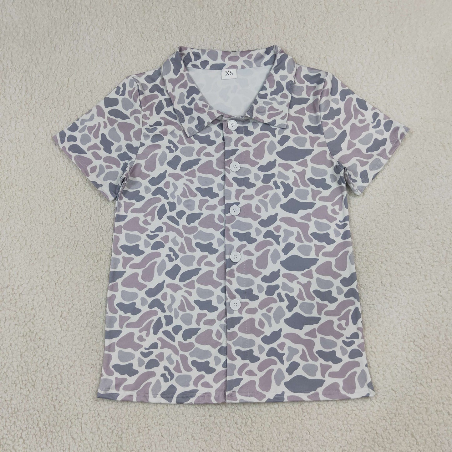 BT1609 Hunting Camo Short Sleeve Adult Man Top