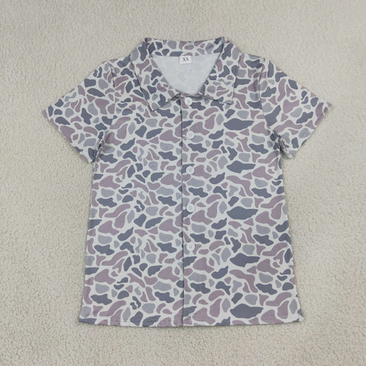 BT1609 Hunting Camo Short Sleeve Adult Man Top