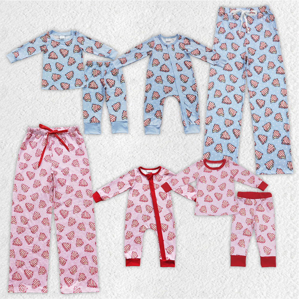 Christmas tis the season cake pajamas RTS sibling clothes