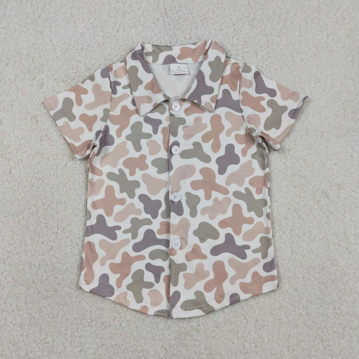 BT1564 Hunting Camo Boy Short Sleeve Boys Top