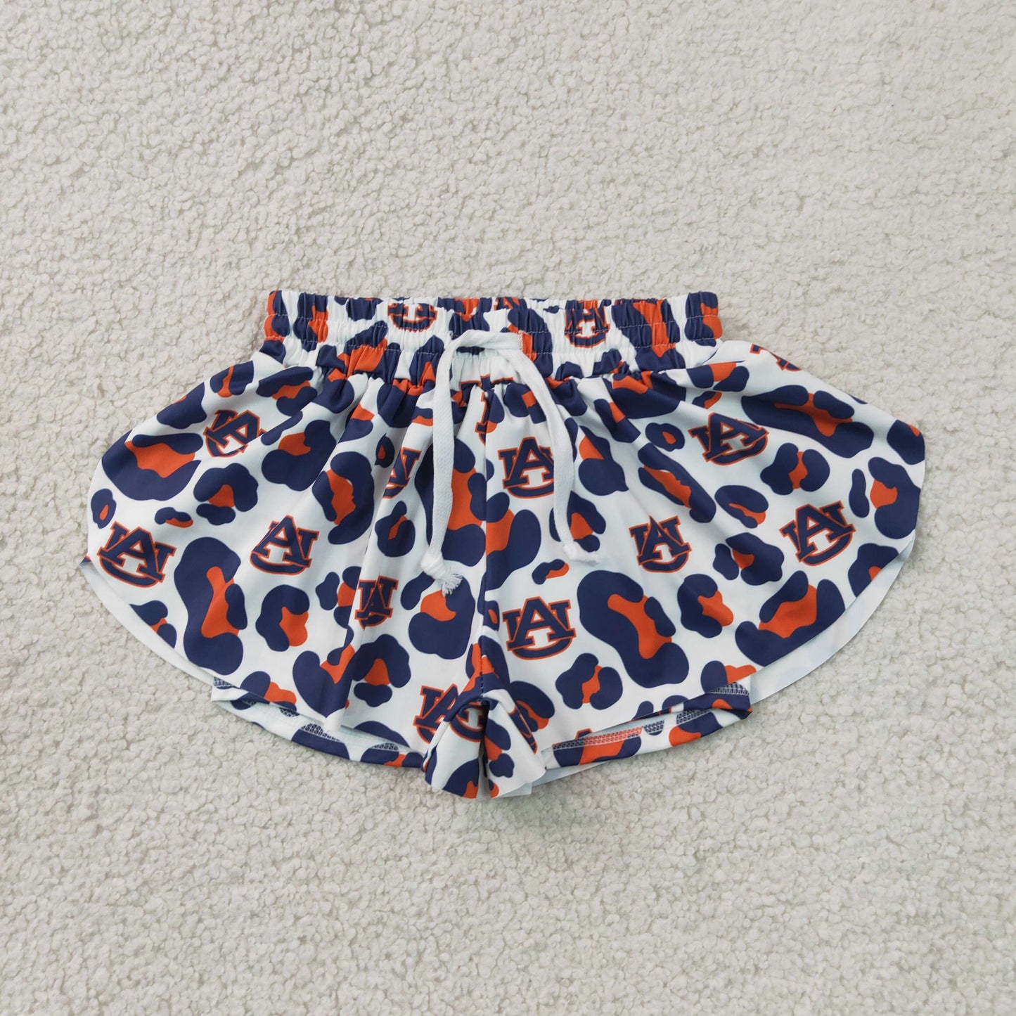 SS0819 Yoga Football Item Camo Girls Shorts