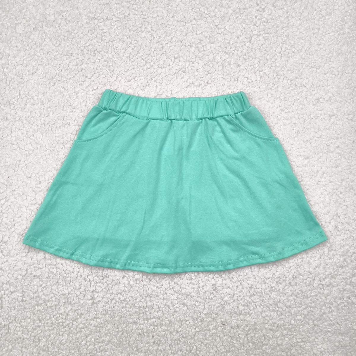 GLK0069 green skirt with shorts girls skirt