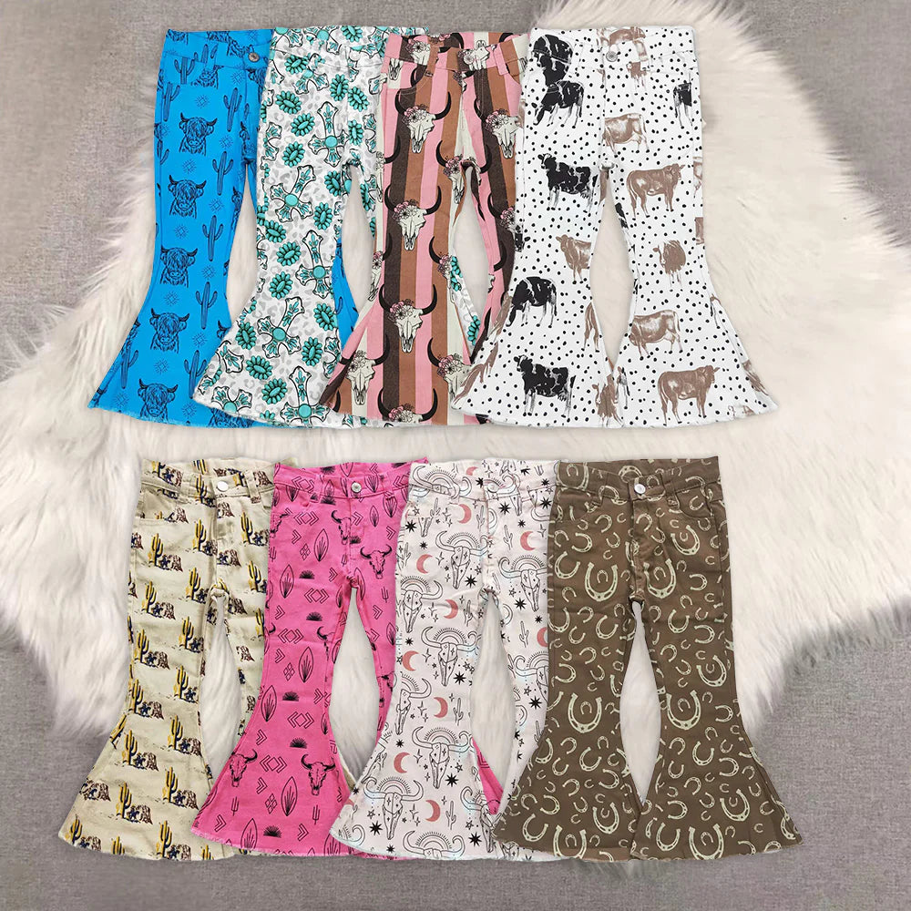 Western cowgirl girls jeans RTS Sibling Clothes