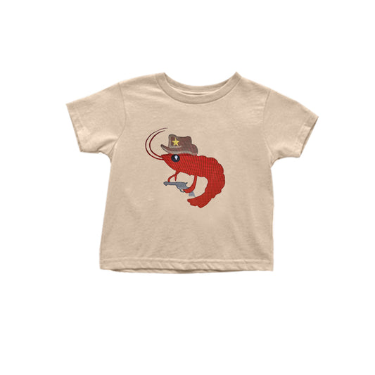 custom Western Crayfish Short Sleeve Girls Top