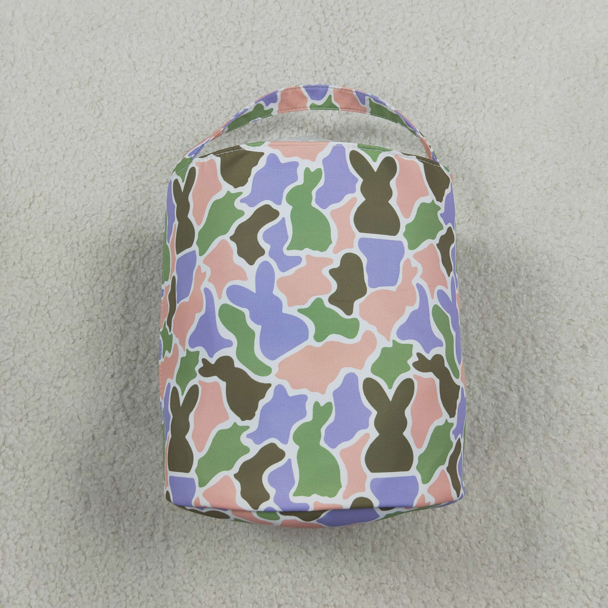 BA0467 Easter Carrot Egg Rabbit Basket Bag