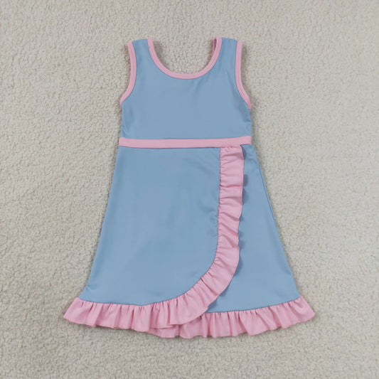 GSD4144 Yoga Blue Skorts Girls Dress