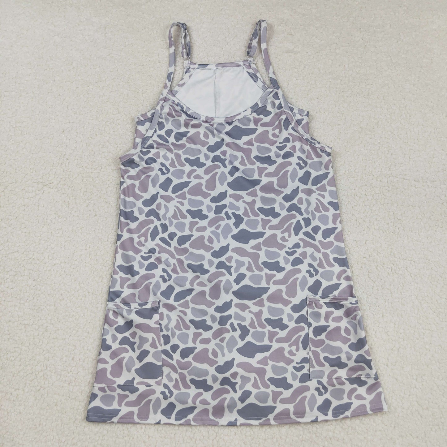 GSD2733 yoga grey camo adult woman jumpsuits