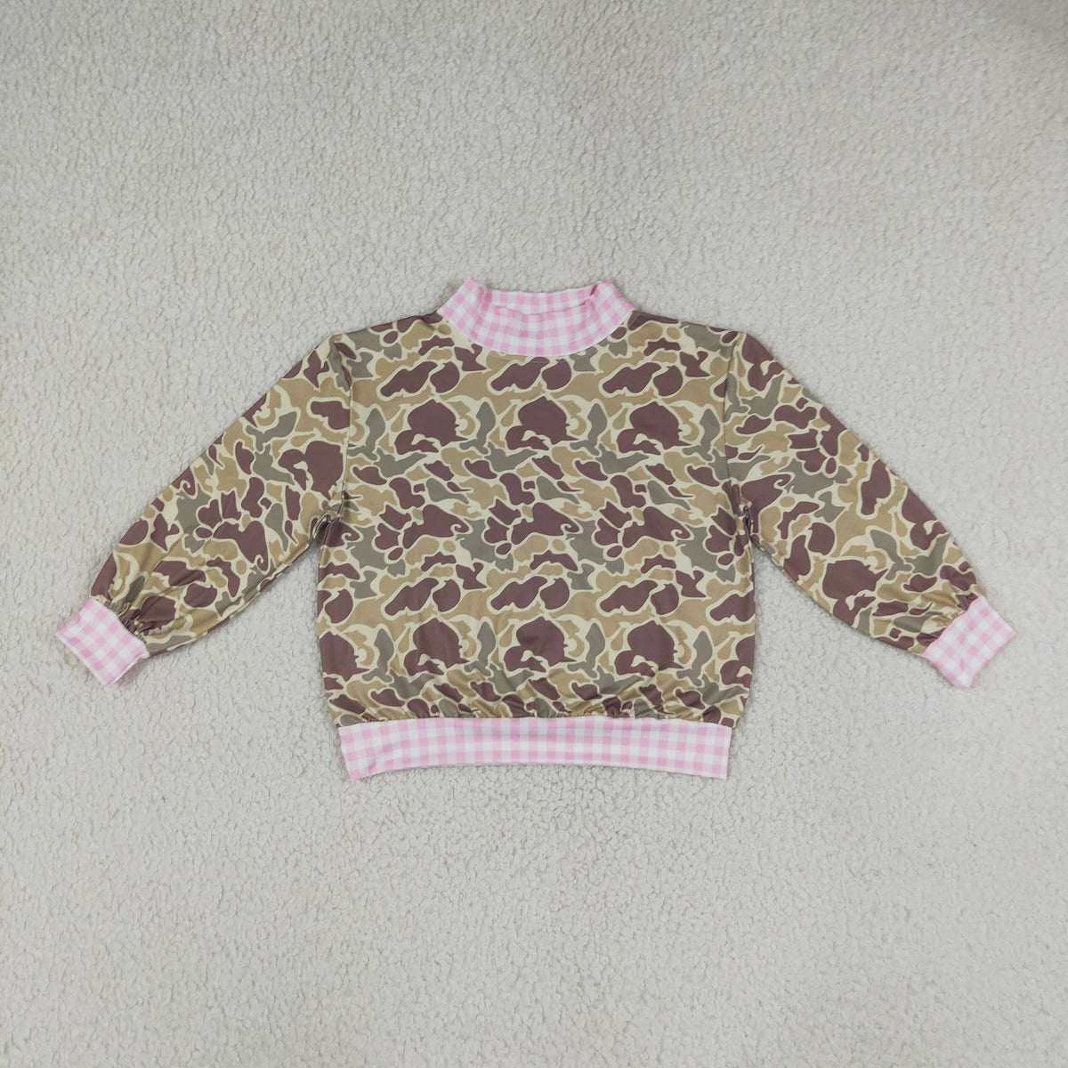 GT1841 Hunting Camo Long Sleeve Girls Top
