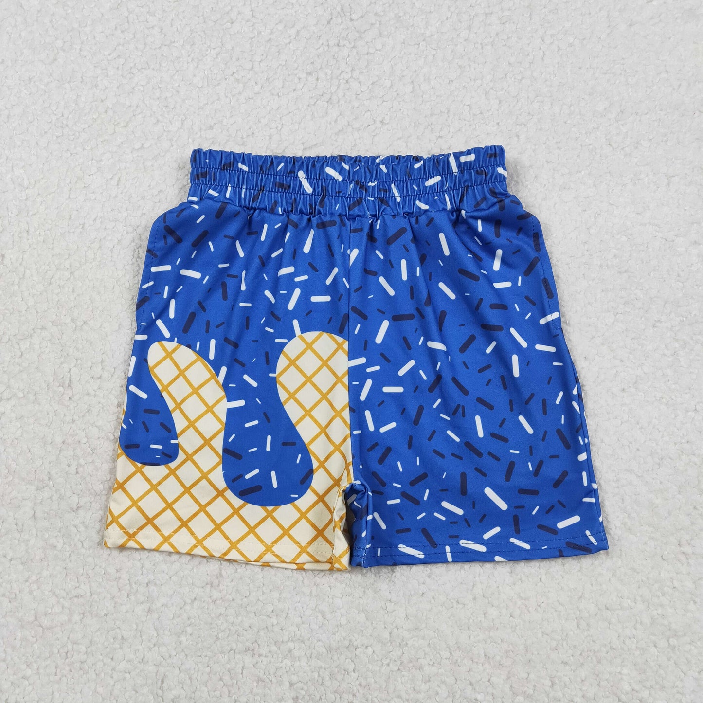 SS0775 Sprinkles Blue Summer Boys Shorts