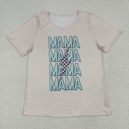 GT1019 mama flash short sleeve adult women top