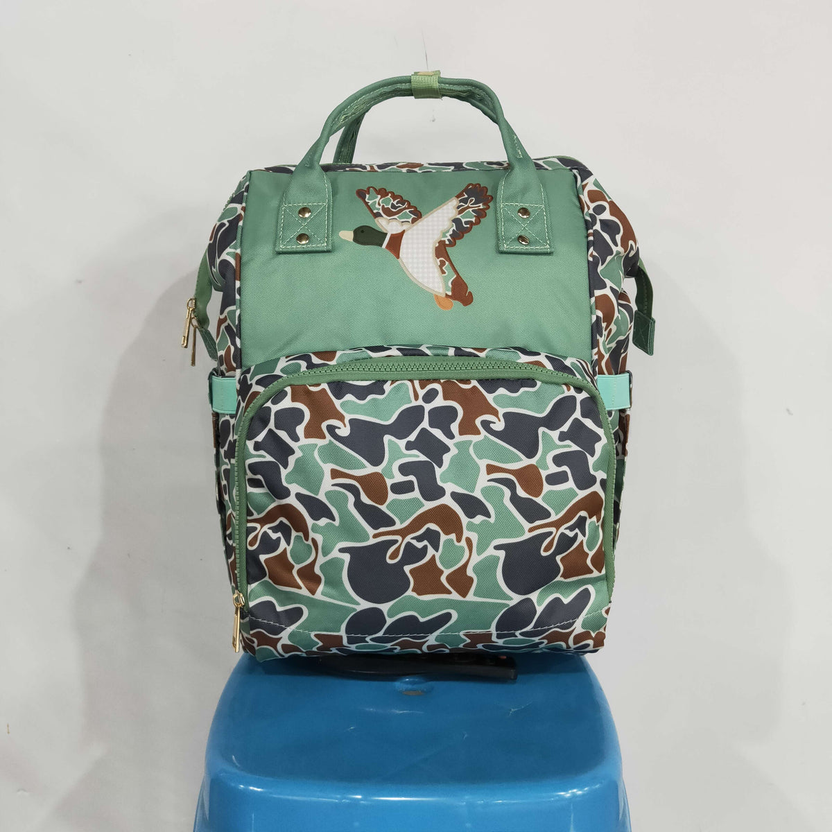 BA0404 Camo Mallard Duck Diaper Bag
