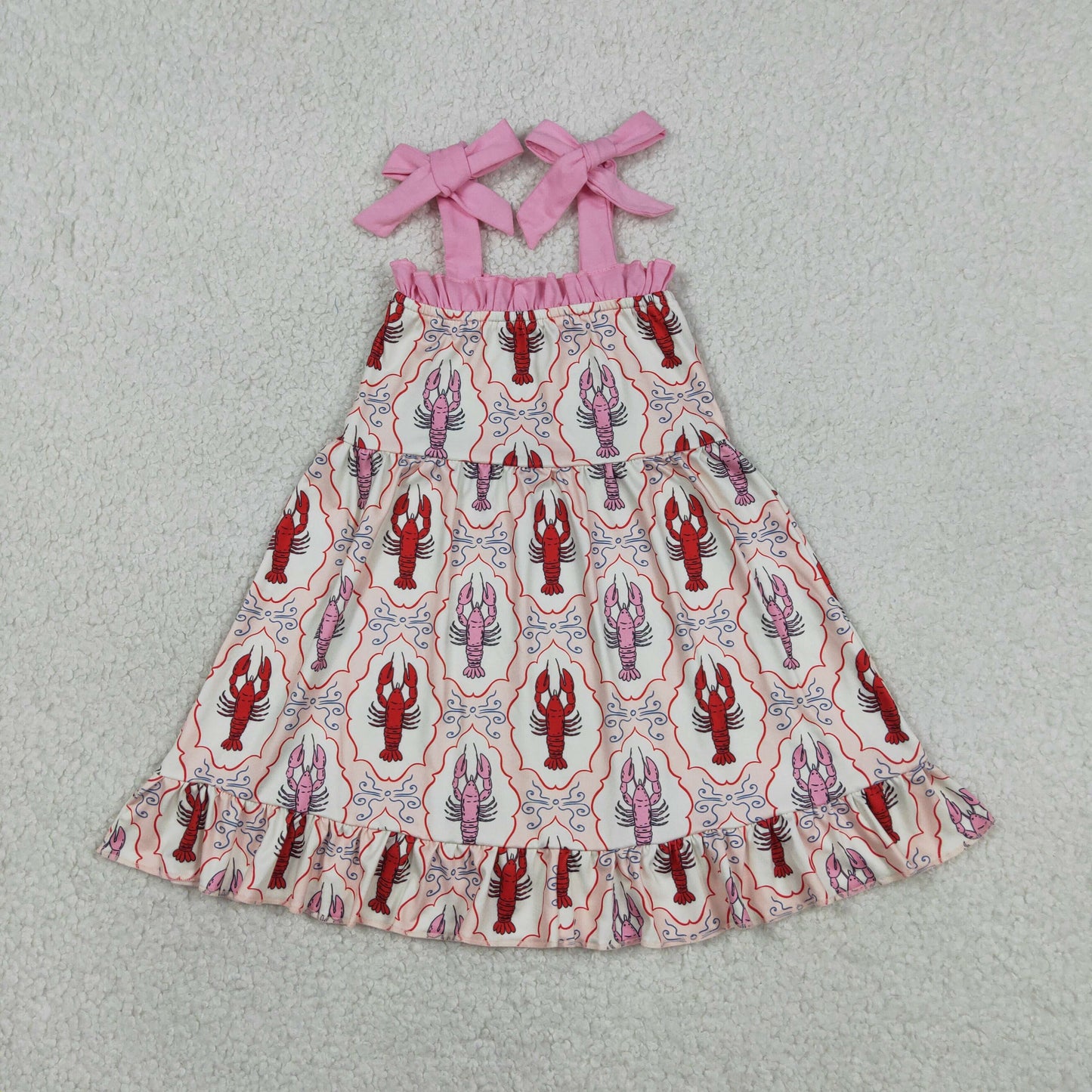 GSD3730 Crayfish Pink Girls Dress