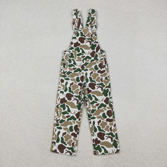 P0828 Hunting Camo Mallard Duck Overall Boys Jeans