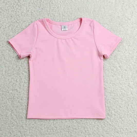 GT1630 Yoga Pink Short Sleeve Boys Top