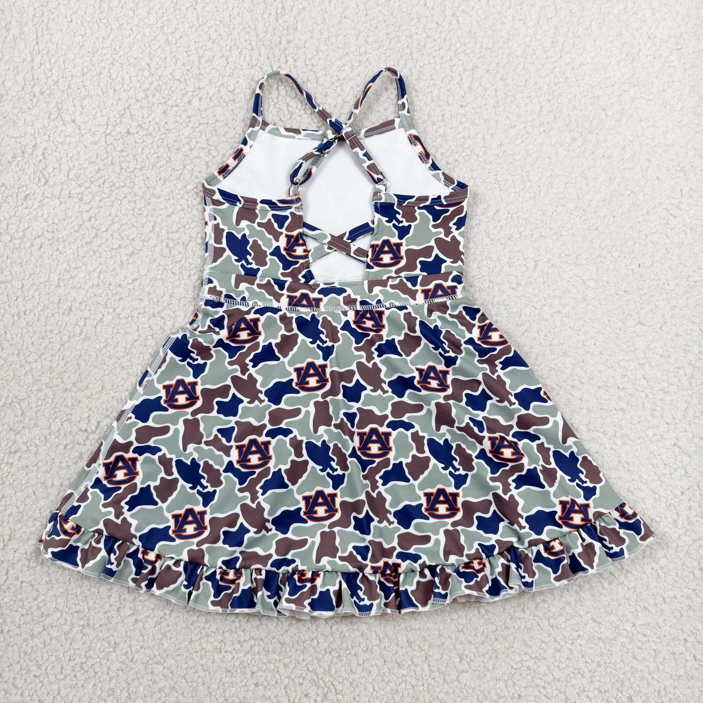 GSD3588 Yoga Item Camo Sleeveless Skorts Girls Dress