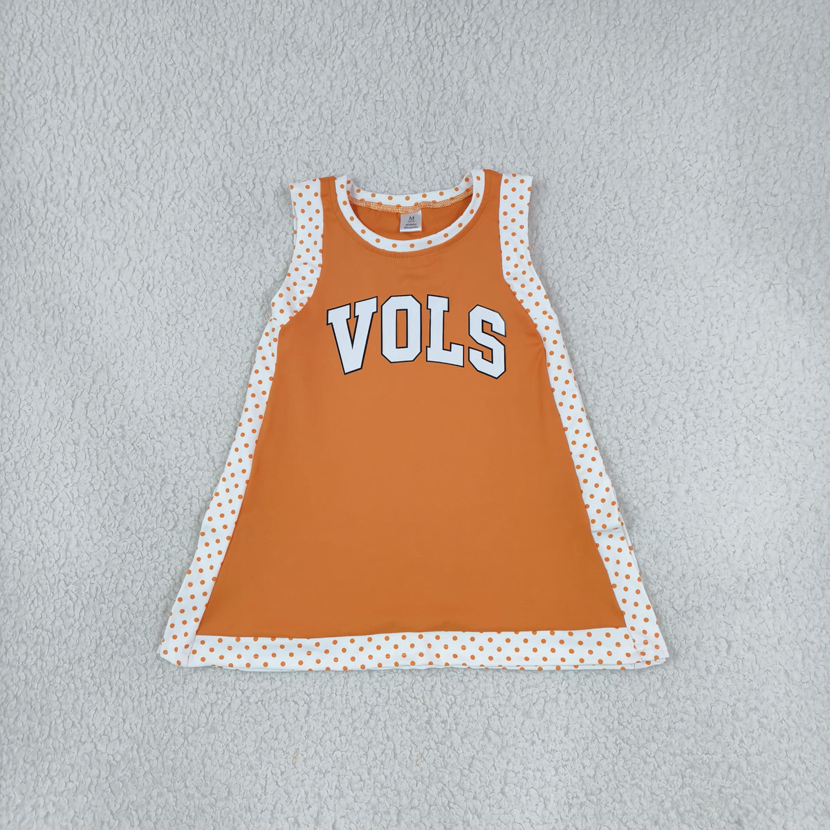 GSD4292 Yoga Vols Orange Sleeveless Girls Dress