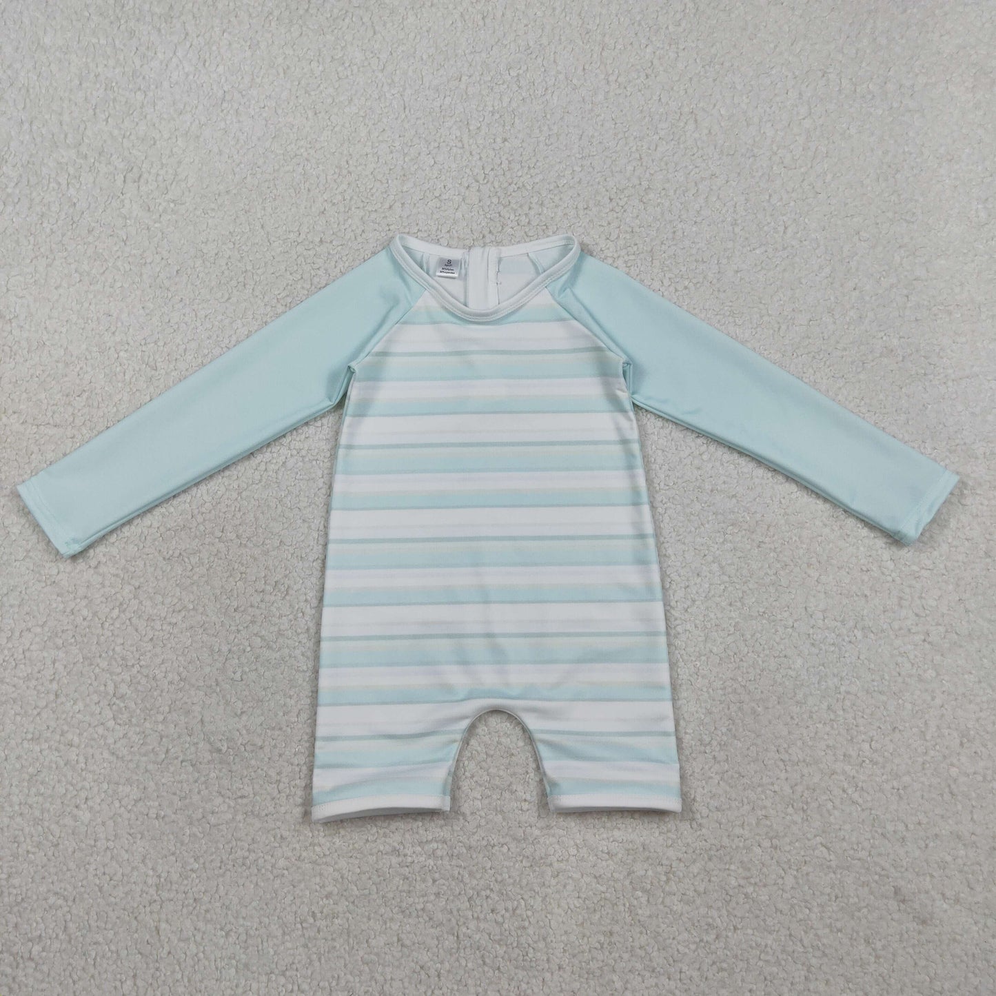 S0650 Blue Long Sleeve Boys Swimsuits