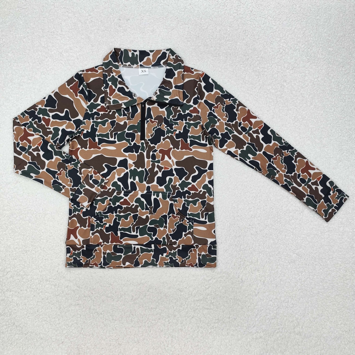 camo style adult pullover RTS sibling clothes