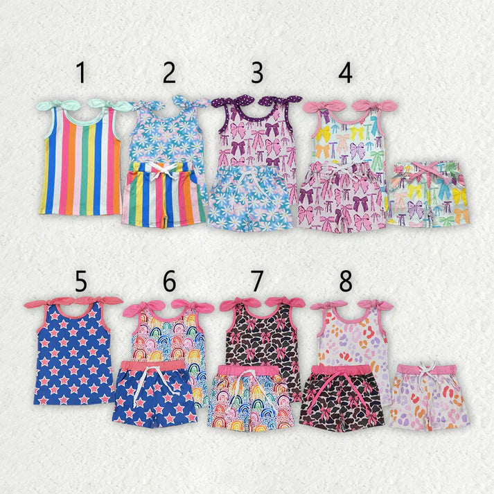 Summer girls set RTS Sibling Clothes