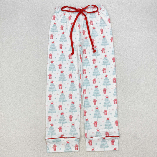 P0614 Christmas tree gift adult women pants