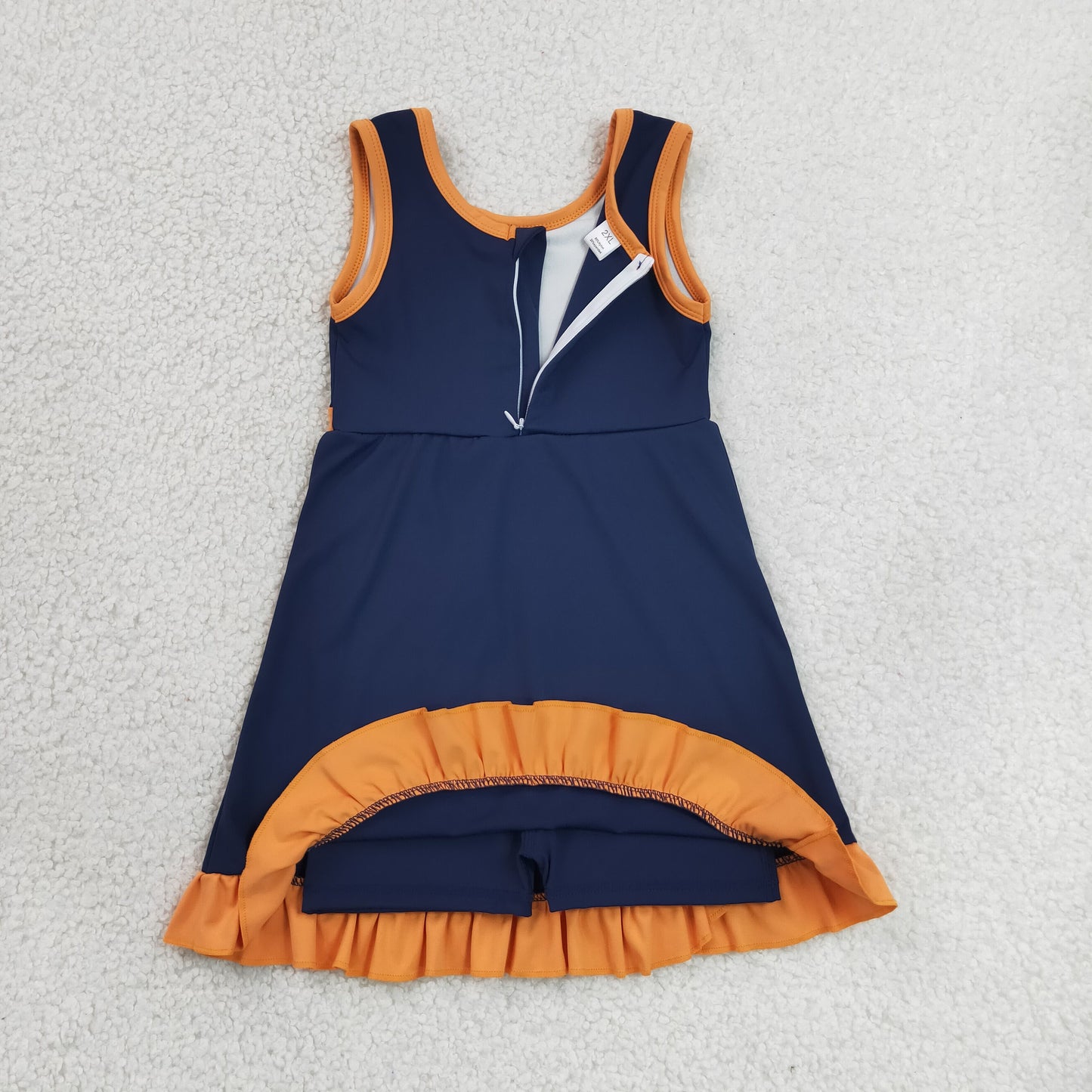 GSD4131 Yoga Navy Blue Skorts Girls Dress