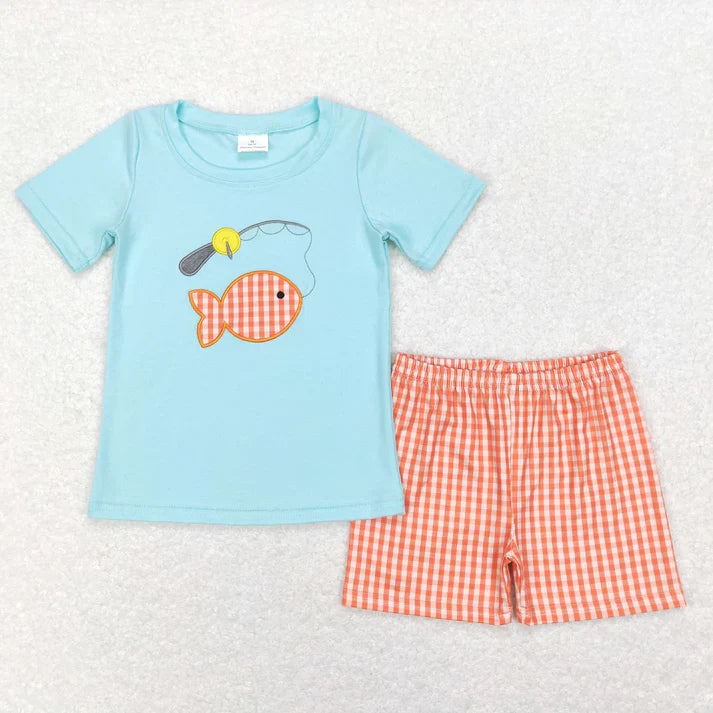 Embroidery fishing RTS Sibling Clothes