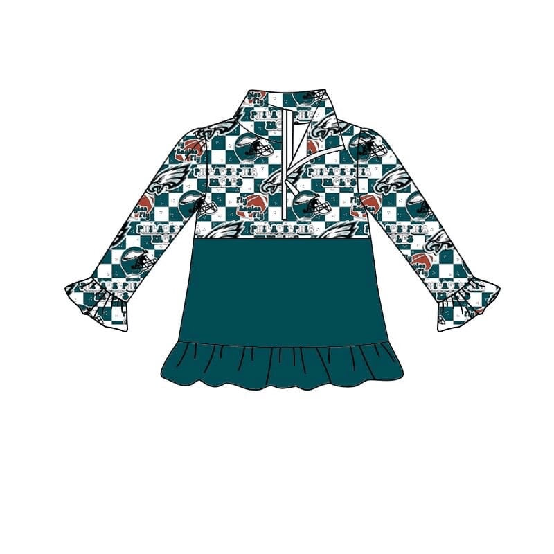 custom S 8.21 Green girls pullover