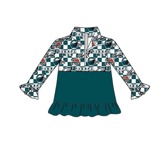 custom S 8.21 Green girls pullover