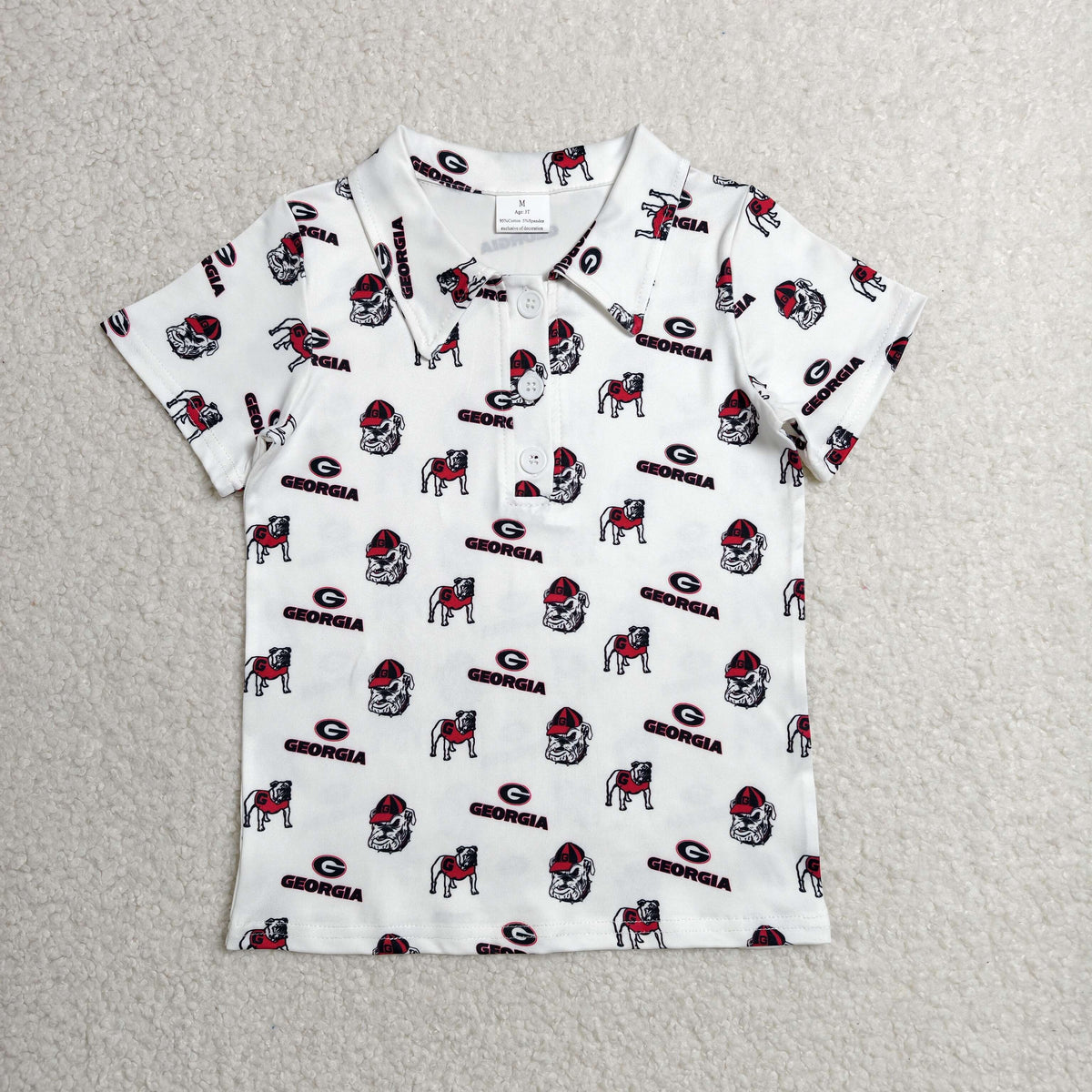 BT1756 Team Bulldog Short Sleeve Boys Top