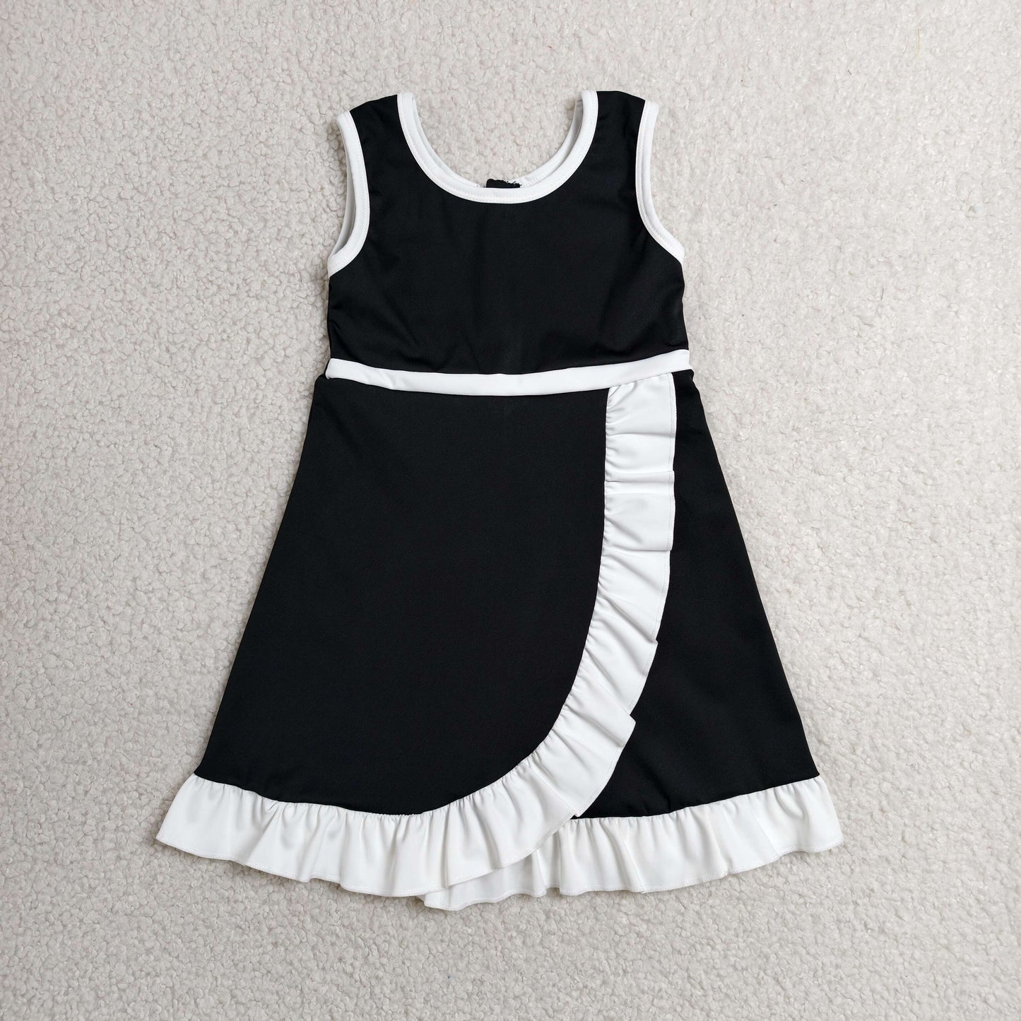 GSD4140 Yoga Black Skorts Girls Dress