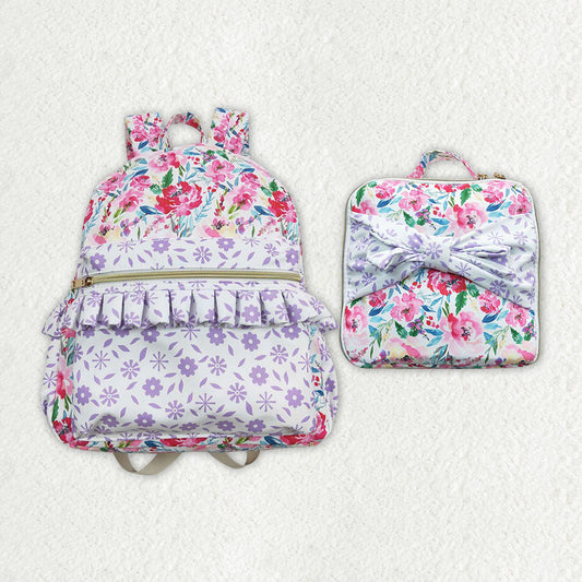 flowers ruffles bags RTS sibling clothes