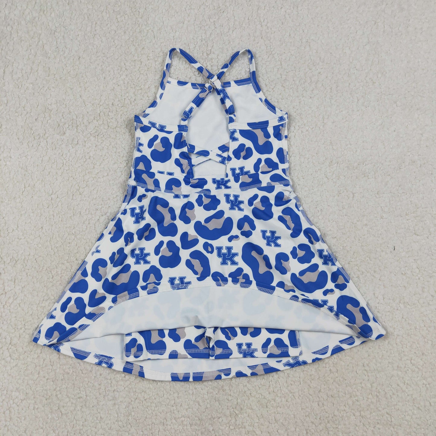 GSD3630 Football Item Camo Sleeveless Skorts Girls Dress