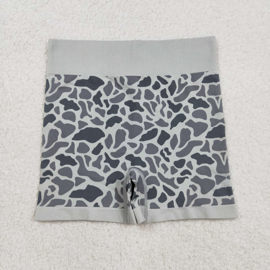 USA SHOP SS0643 grey camo adult women shorts
