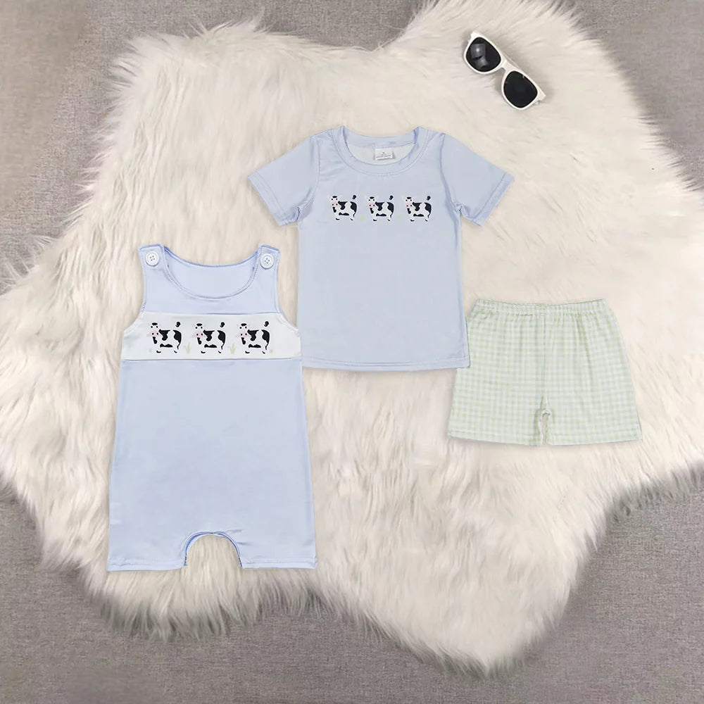 farm cow Summer Sibling Clothes RTS