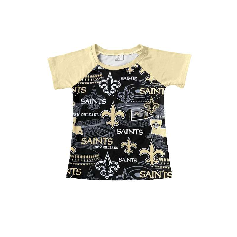 custom S 8.12 Team golden short sleeve kids top
