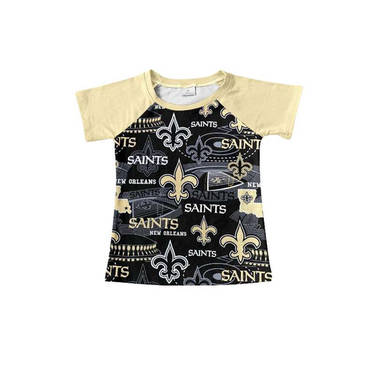 custom S 8.12 Team gold short sleeve kids top