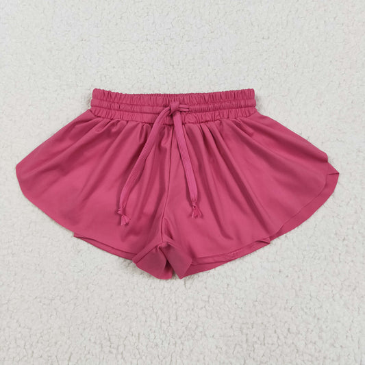 yoga SS0545 hot pink girls shorts