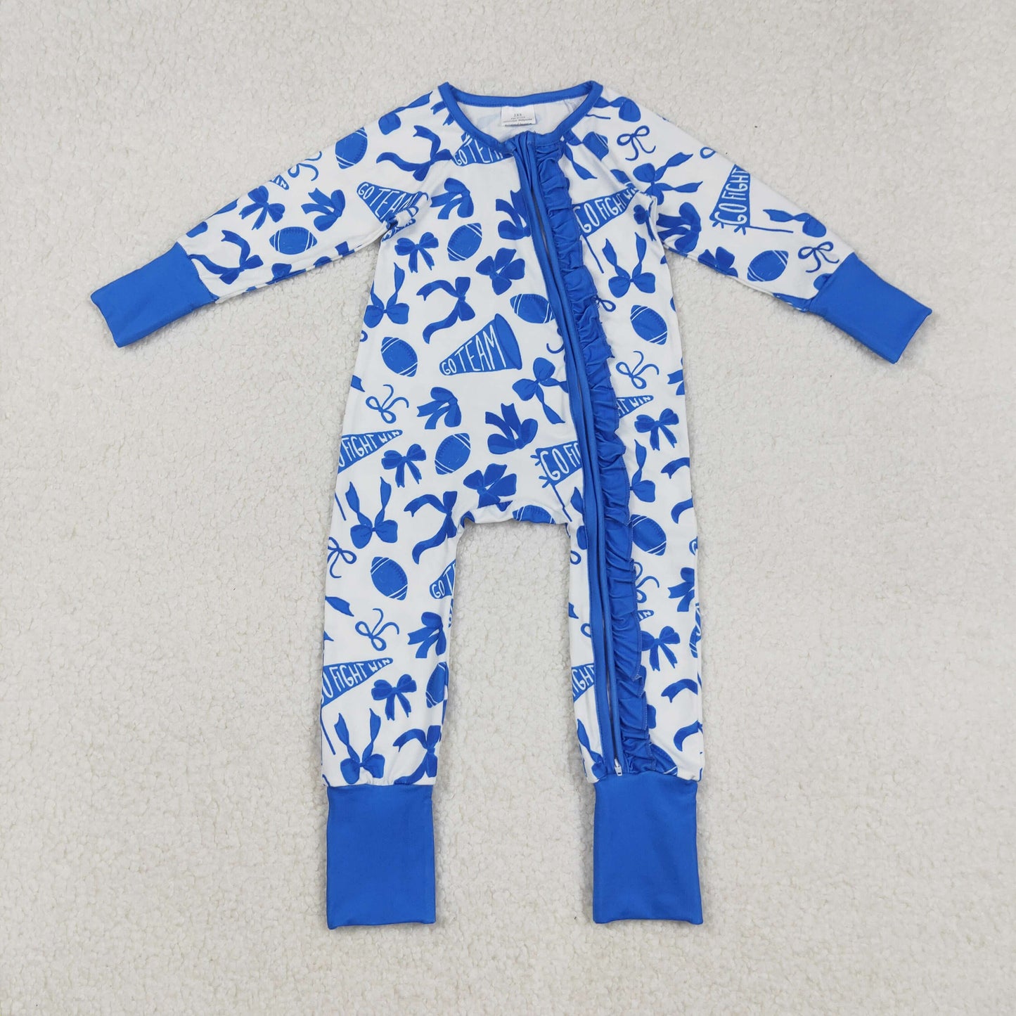 cheer go team romper RTS sibling clothes