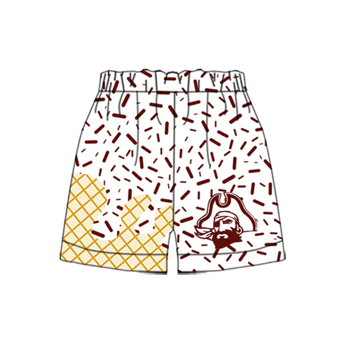Custom Moq 3 football team ice adult man shorts