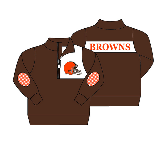 custom S 8.24 Brown kids pullover