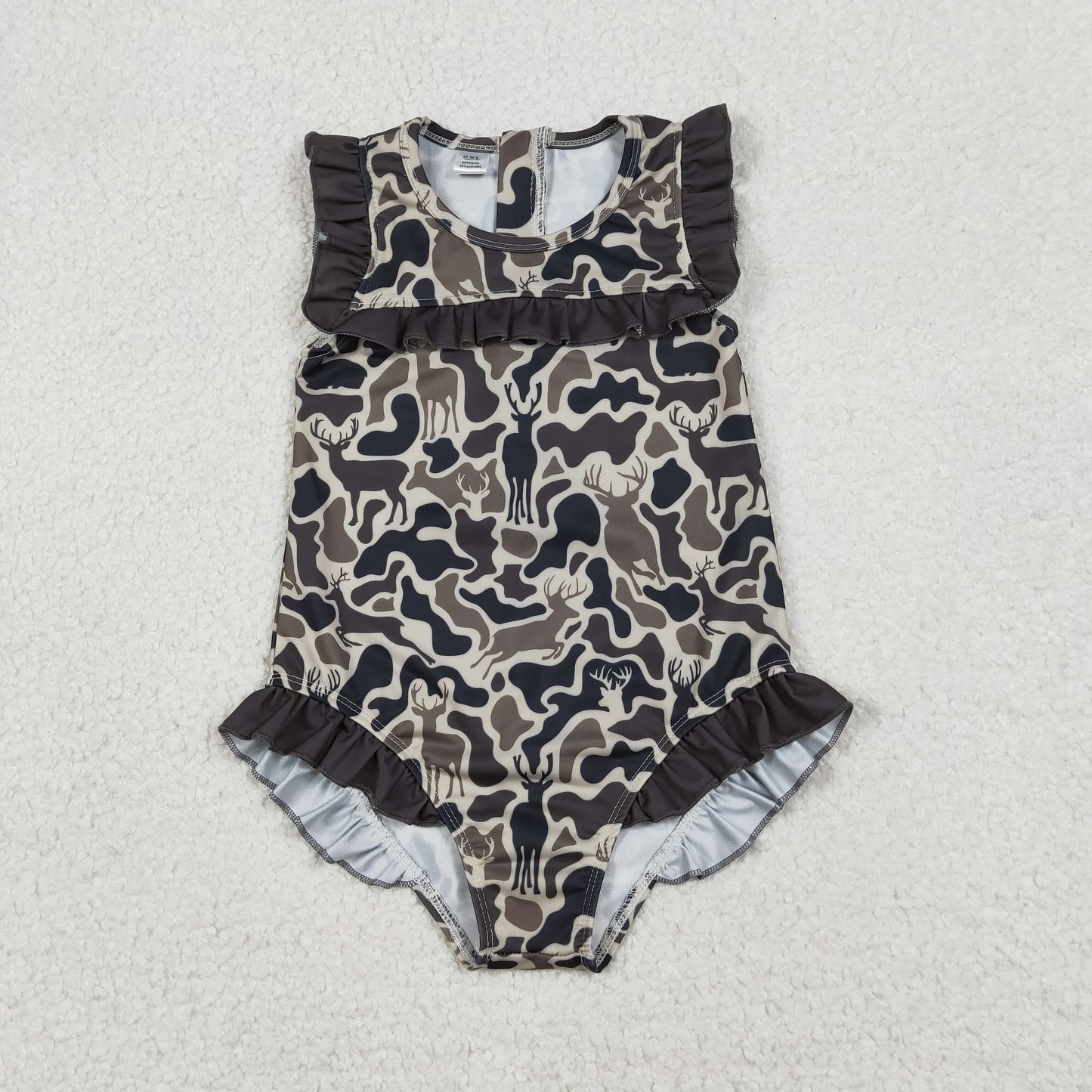 S0597 hunting camo girls swimsuits