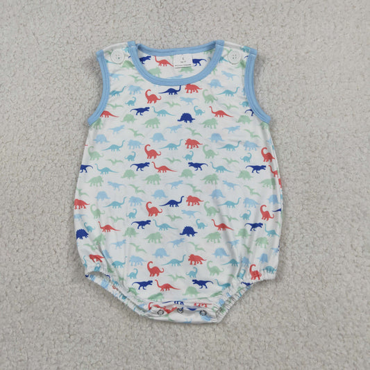SR4096 Seahorse Sleeveless Boys Romper