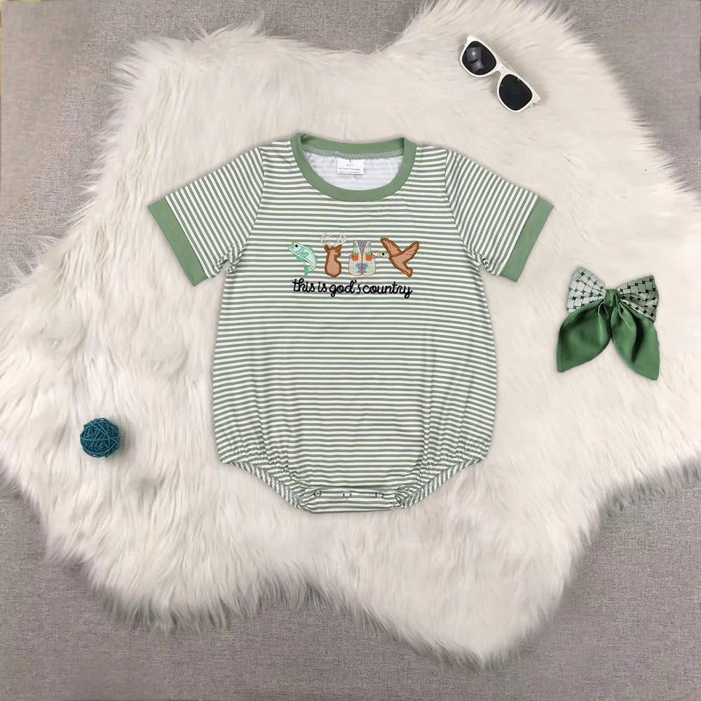 Embroidery this is god's country RTS Sibling Clothes