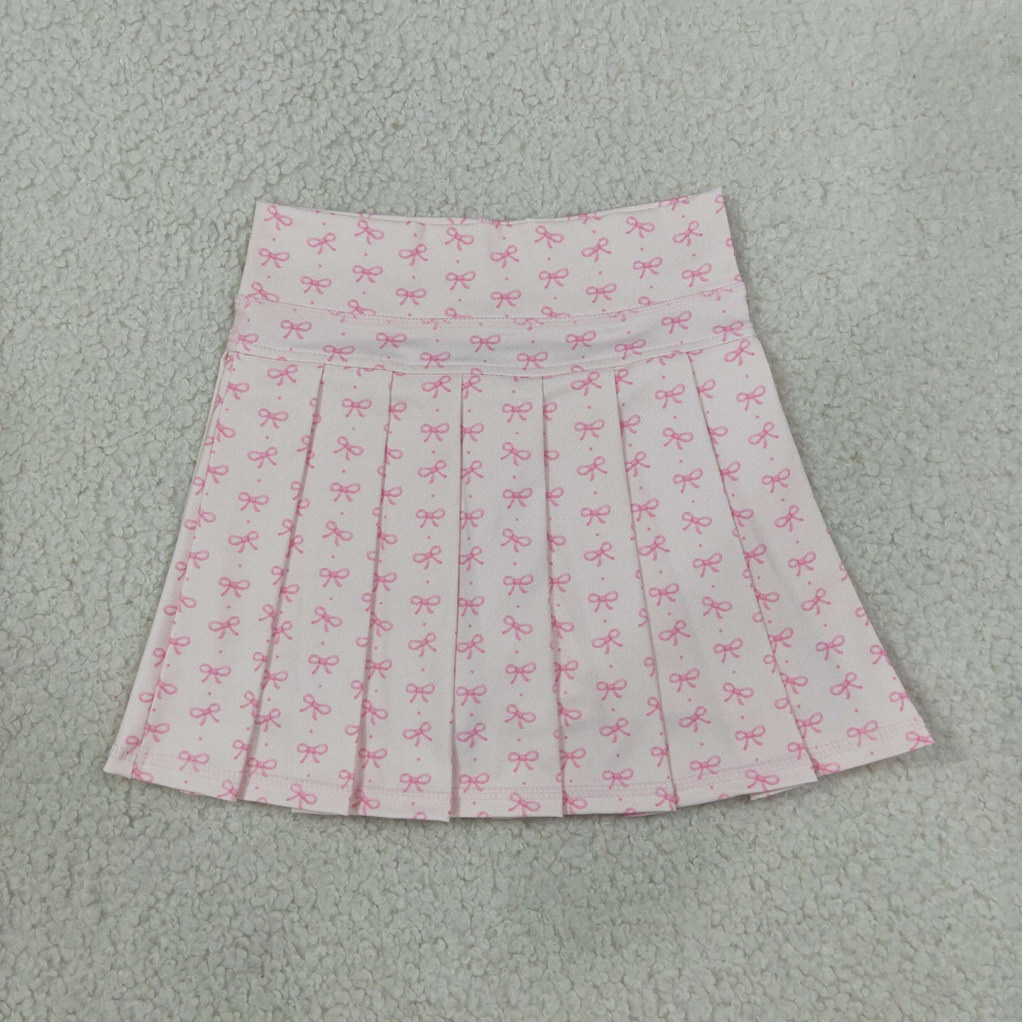 GLK0305 Yoga Pink Bows Girls Skorts