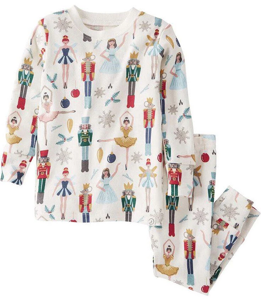 Custom S 10.2 Christmas soldier dance girl long sleeve pants kids pajamas