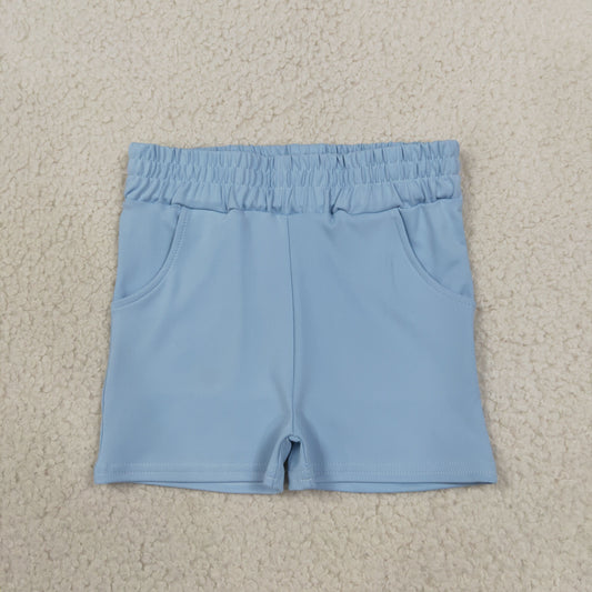 SS0961 Yoga Blue Girls Shorts